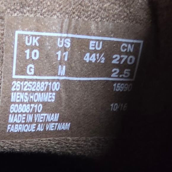 Clarks Men's Sirtis Mix Sport Running Shoes Size US 11 M Brown - Picture 7 of 7